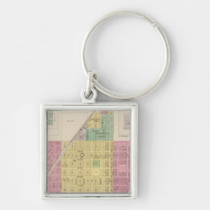Osage Mission, Galesburg, and Earlton, Kansas Keychain