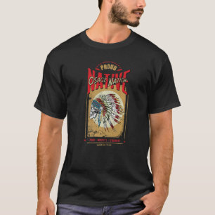 Osage Nation Native American Indian Warrior Tribe  T-Shirt