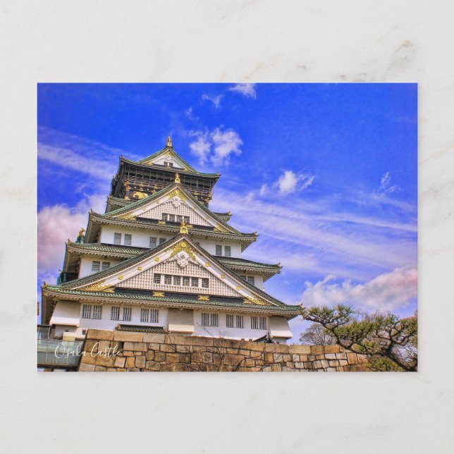 Osaka Castle (Blue sky ver.) Postcard (Front)