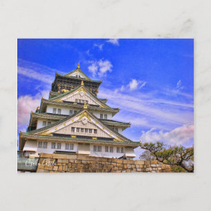Osaka Castle (Blue sky ver. ) [Postcard] Postcard