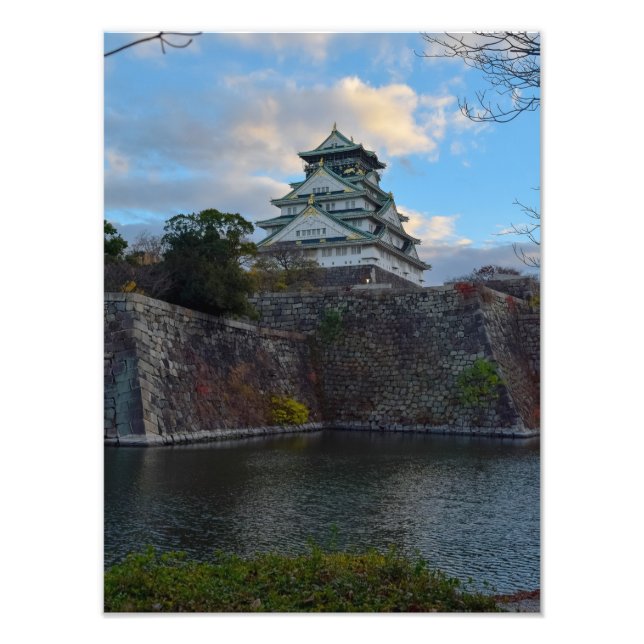 osaka castle dec photo print (Front)
