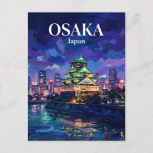 Osaka Castle Japan Postcard