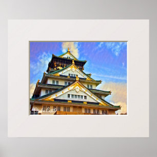 Osaka Castle Poster