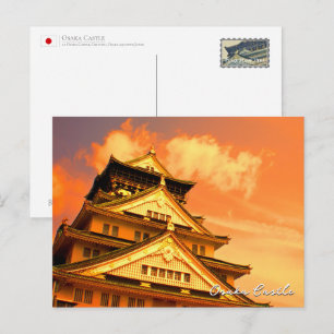 Osaka Castle (Sunset ver.) Postcard