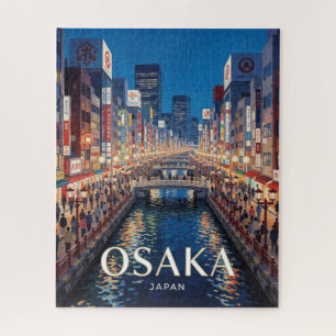 Osaka Japan Dotonbori City Travel Jigsaw Puzzle