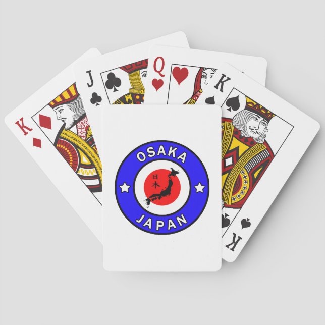 Osaka Japan Playing Cards (Back)