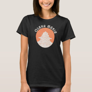Osaka Japan Retro Style Aesthetic Minimalist Castl T-Shirt