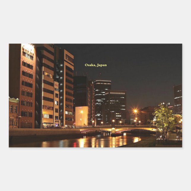 Osaka, Japan Sticker (Front)