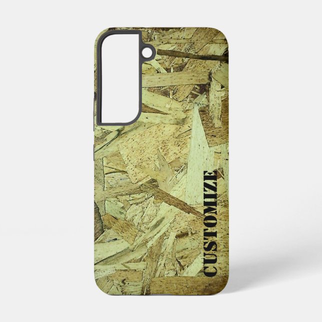 OSB Chip Board Plywood Samsung Galaxy S22 Case (Back)