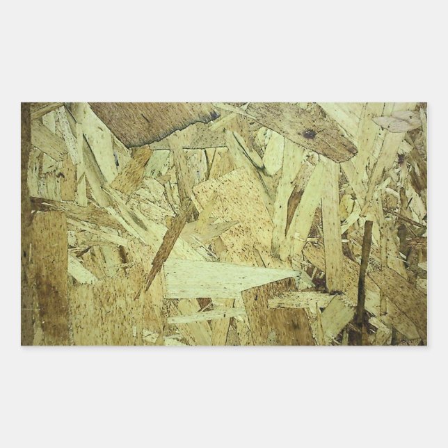 OSB Chip Board Plywood Sticker (Front)