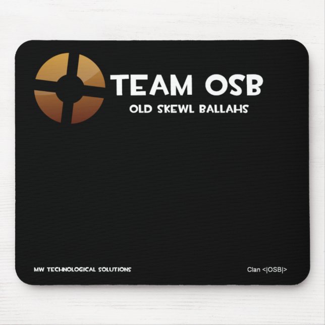 OSB mouse pad1 - Customized Pad (Front)