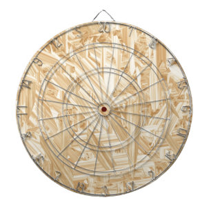 OSB Pattern Chipboard Renovation Dartboard