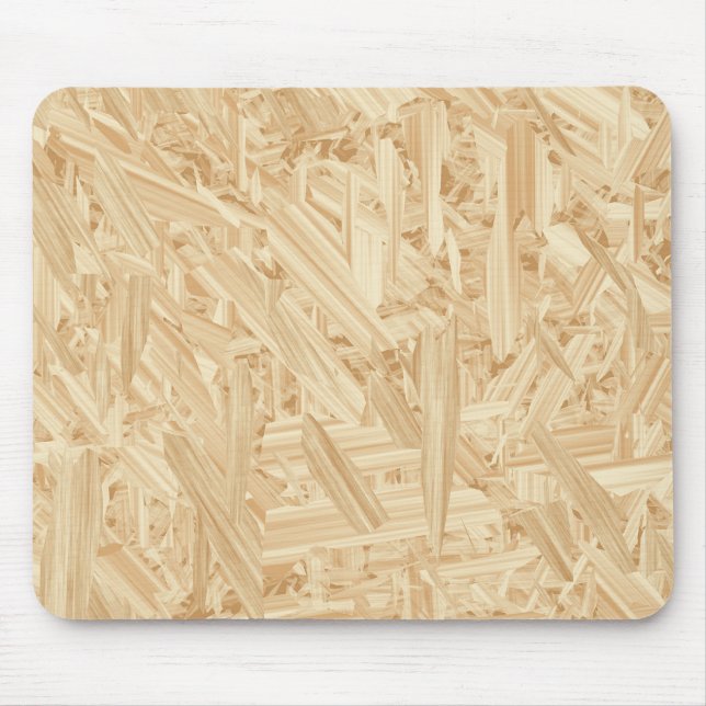 OSB Pattern Chipboard Renovation Mouse Pad (Front)