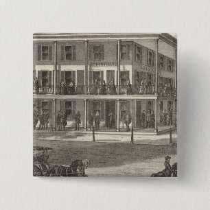 Osborn House, Squan, NJ 2 Inch Square Button