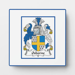 Osborne Family Crest Plaque
