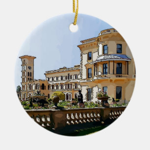 Osborne House And Gardens Ceramic Ornament