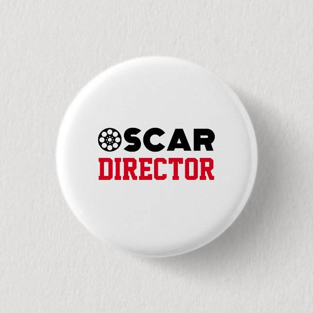 Oscar Director 1 Inch Round Button (Front)