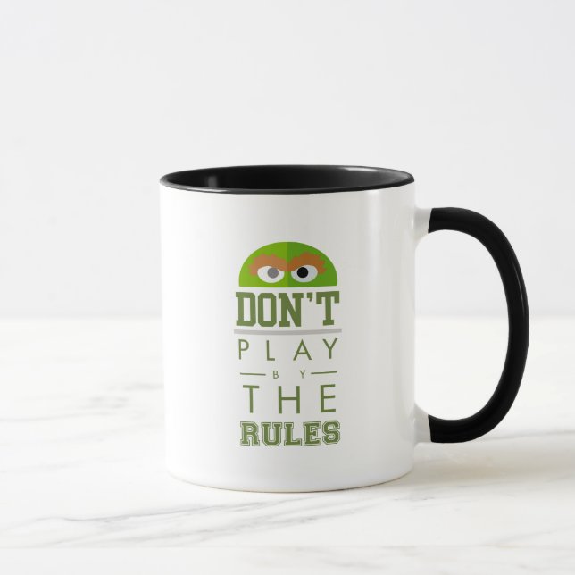 Oscar Don't Play by Rules Mug (Right)
