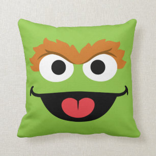 Oscar Face Art Throw Pillow