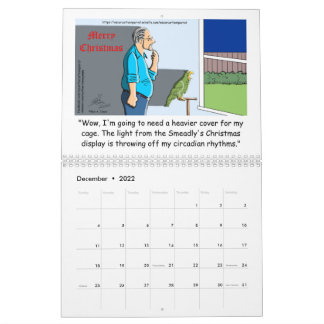 Oscar le Cartoon Parrot 2022 Calendrier