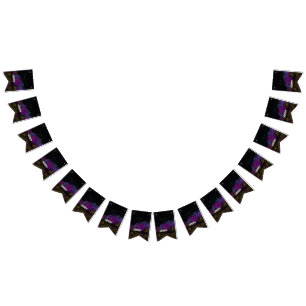 oscar leaves the party bunting flags