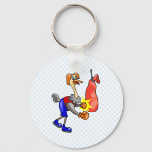 Oscar Ostrich Keychain