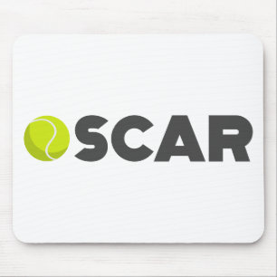 Oscar Tennis Mouse Pad