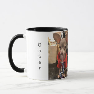 Oscar the Blue Chihuahua coffee mug