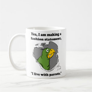 Oscar the cartoon parrot Mug