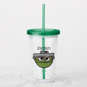 Oscar the Grouch   80's Throwback Acrylic Tumbler