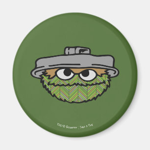 Oscar the Grouch 80's Throwback Magnet