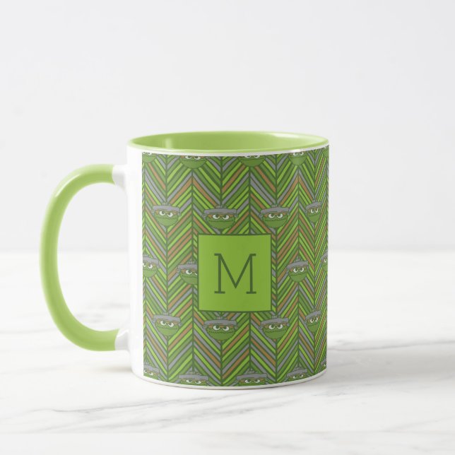 Oscar the Grouch | 80's Throwback Pattern Mug (Left)