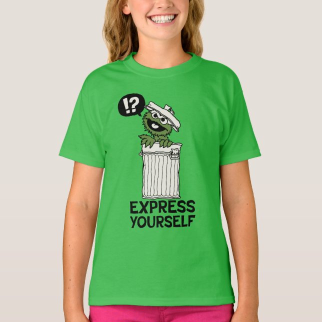 Oscar the Grouch Express Yourself T-Shirt (Front)