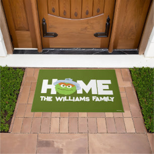 Oscar the Grouch Face Doormat