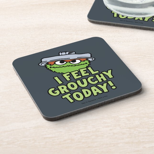 Oscar the Grouch | I Feel Grouchy Today! Coaster (Left Side)