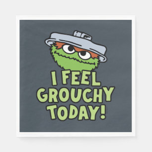 Oscar the Grouch   I Feel Grouchy Today! Napkin