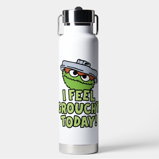 Oscar the Grouch | I Feel Grouchy Today! Water Bottle (Front)