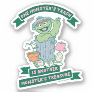Oscar the Grouch   Monster Treasure Graphic