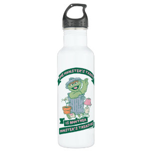 Oscar the Grouch   Monster Treasure Graphic 710 Ml Water Bottle