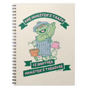 Oscar the Grouch Monster Treasure Graphic Notebook