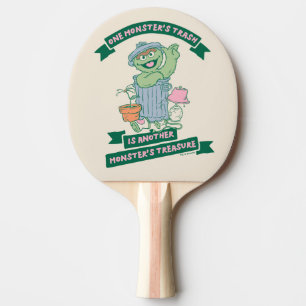 Oscar the Grouch   Monster Treasure Graphic Ping Pong Paddle