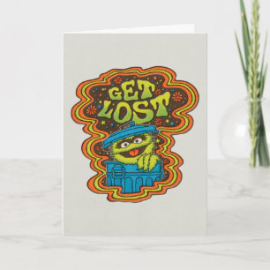 Oscar the Grouch   Mr. Psychedelic Card
