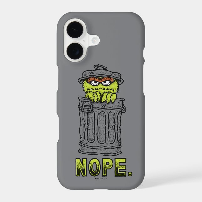 Oscar the Grouch - Nope. (Back)