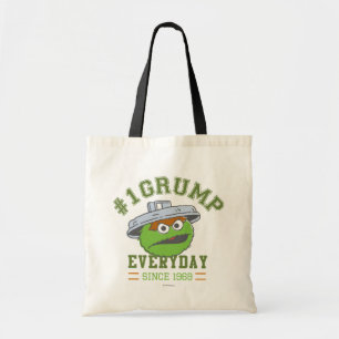 Oscar the Grouch Number 1 2 Tote Bag