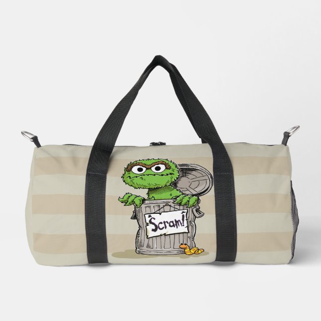 Oscar the Grouch Scram Duffle Bag (Front)