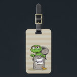 Oscar the Grouch Scram Luggage Tag<br><div class="desc">Oscar the Grouch wants everyone to scram!     ©  2014 Sesame Workshop. www.sesamestreet.org</div>