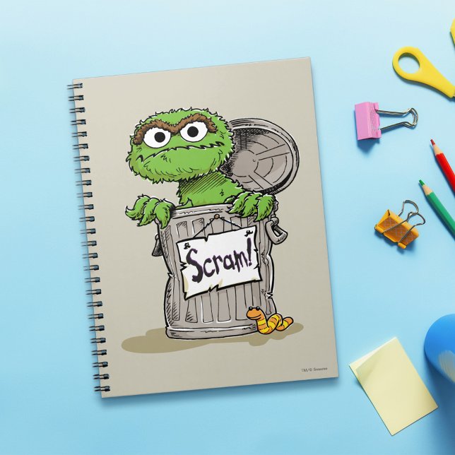 Oscar the Grouch Scram Notebook (Creator Uploaded)