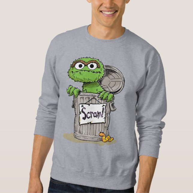 Oscar the Grouch Scram Sweatshirt (Front)