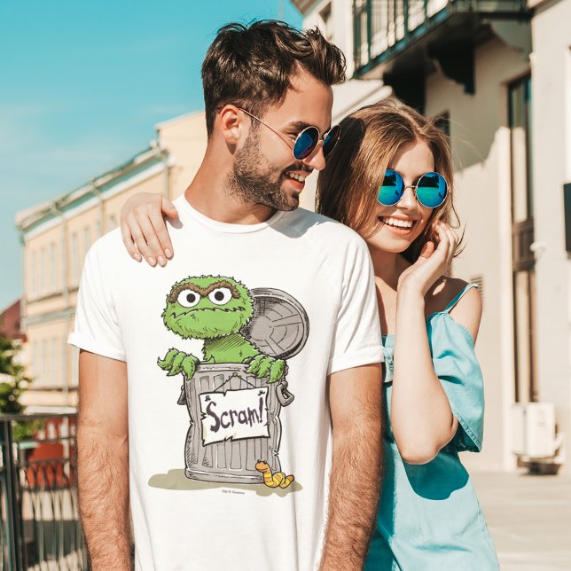 Oscar the Grouch Scram Tri-Blend Shirt (Creator Uploaded)