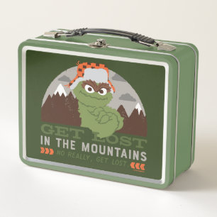 Oscar The Grouch   The Great Outdoors Metal Lunch Box